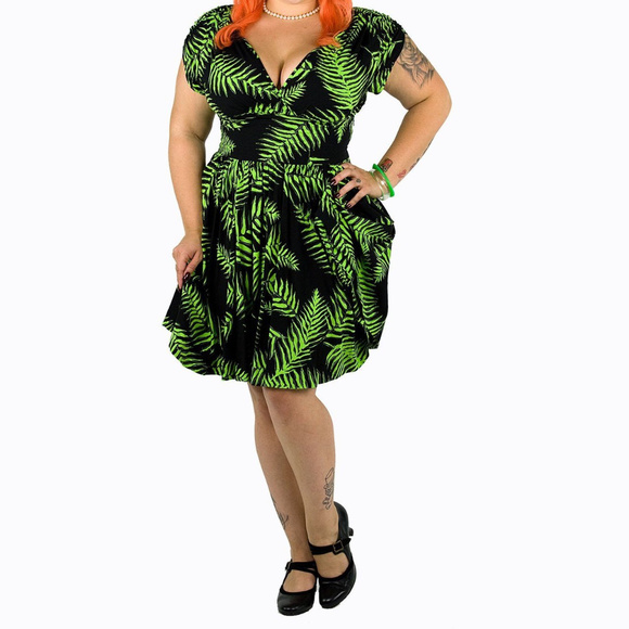 Trashy Diva Dresses & Skirts - Psychedelic Ferns(measurements bust 40" waist 34")
